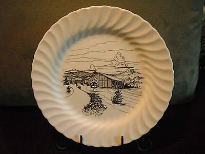 Johnson Brothers Delano Studios Lutheran Church Plate Blairstown NJ