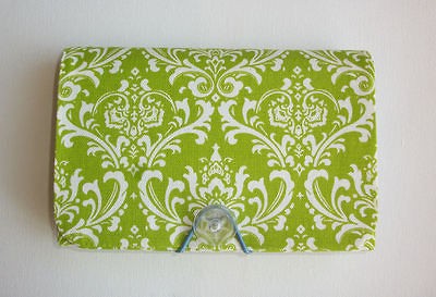 COUPON Holder / Organizer / Keeper / File / Carrier   lime damask