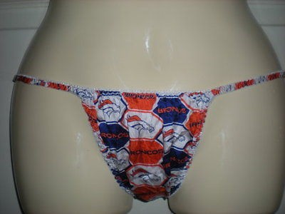 women s silk string bikini 3 football teams s l nwt