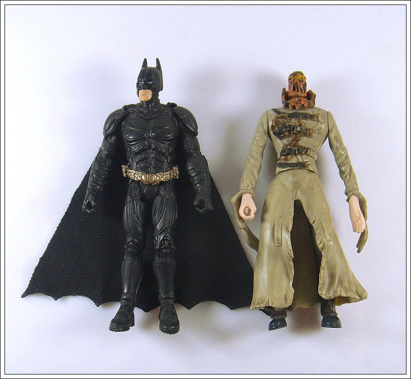 2pc DC Universe Batman & Scarecrow 3.75 Super Hero Figures Loose Toy 