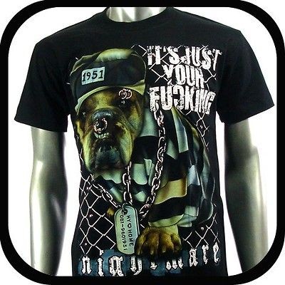 RC Survivor T Shirt Biker Metal Rock 3D Tattoo T20 Sz M Indie Graffiti 