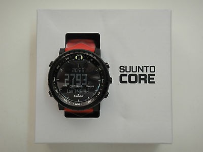 SUUNTO WATCH CORE RED CRUSH MILITARY SS018810000 BRAND NEW IN BOX MINT 