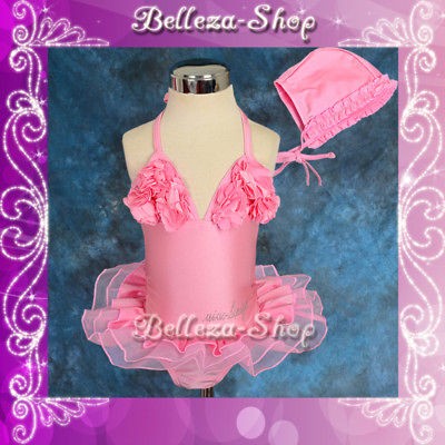 pink girl swimsuit swimwear pageant costume size 2t 3t