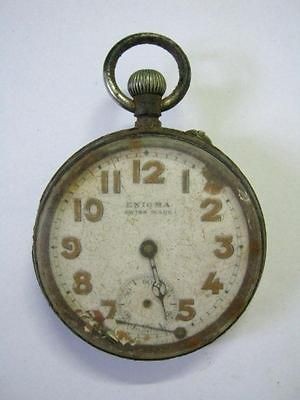 antique pocket watch enigma for repair parts from india time