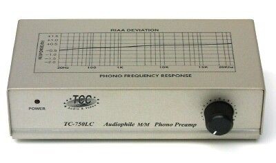 tcc tc 750lc phono preamp silver version 