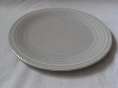 VINTAGE OLD FIESTA GRAY 9 1/2 LUNCHEON PLATE FIESTAWARE HOMER 