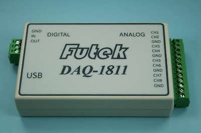 usb data acquisition daq kit 8ch 24bit 2dio w software