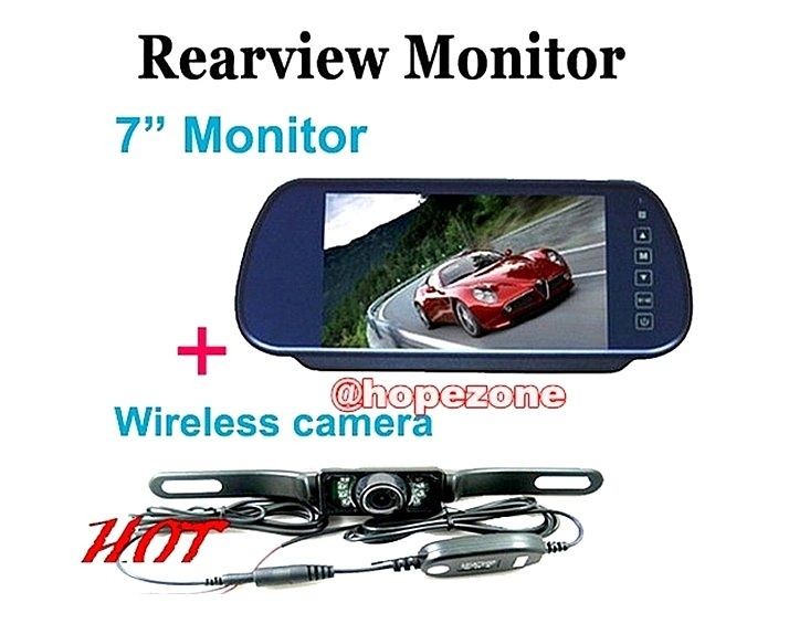 rear view mirror lcd in Rear View Monitors/Cams & Kits