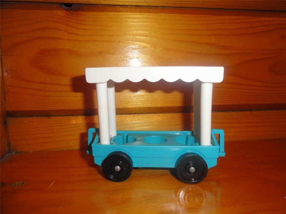 Vintage Fisher Price Little People Zoo Safari Train Tram Trolley