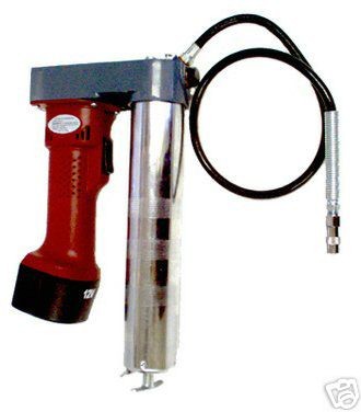 12v cordless grease gun kit w 2 batts charger case