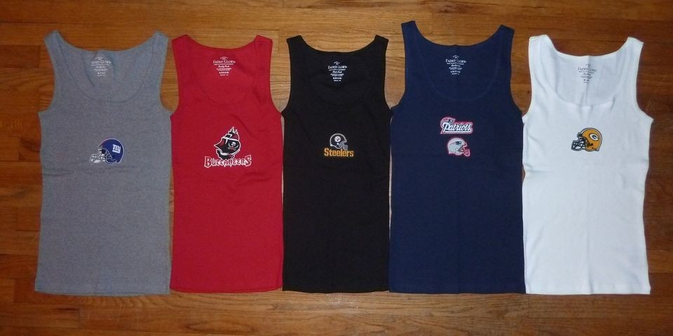 NFL Fan Womans Tank Tops ALL TEAMS Sizes XS, S, M, L, XL, XXL 5 colors