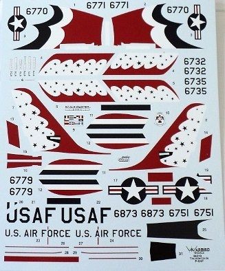 warbird 1 48 thunderbirds f 84f decals 48010 time left