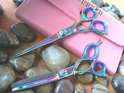 SAMURAI HAIRDRESSING HAIR SCISSORS SET TITANIUM CASE RAD 