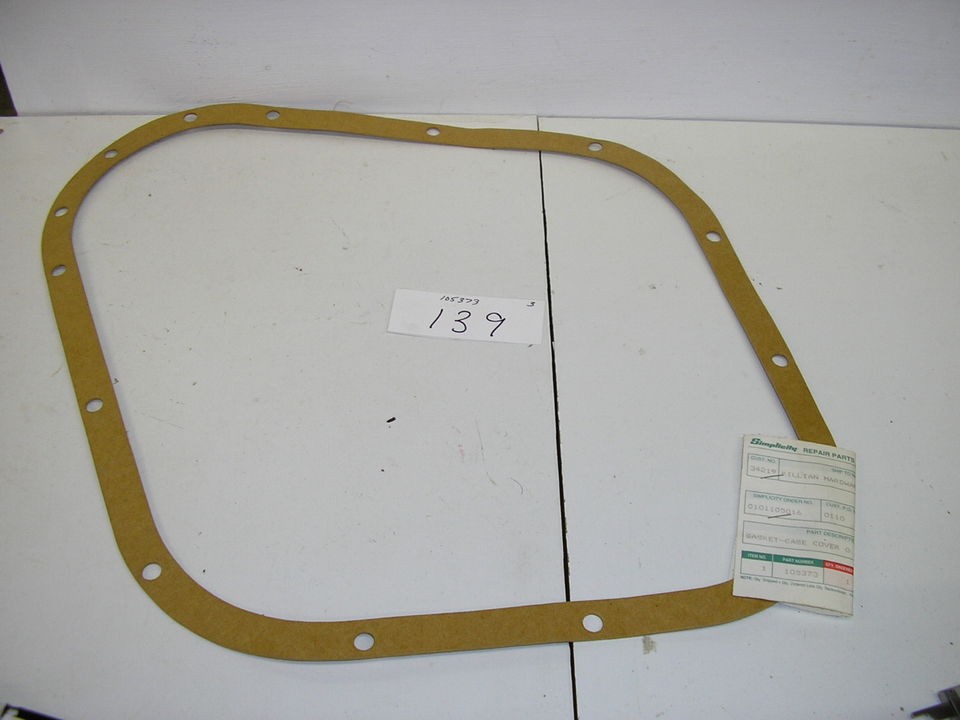 simplicity 105373 transmission gasket for 36 tiller 