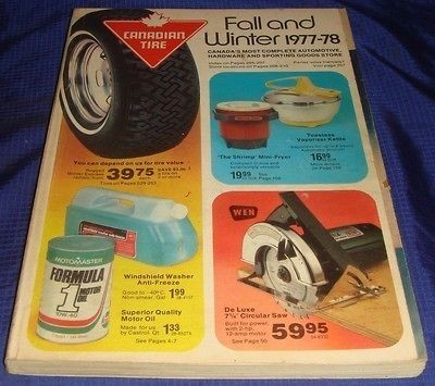   Vtg CTC Canadian Tire Store Toronto ON Catalog Fall & Winter 1977 78