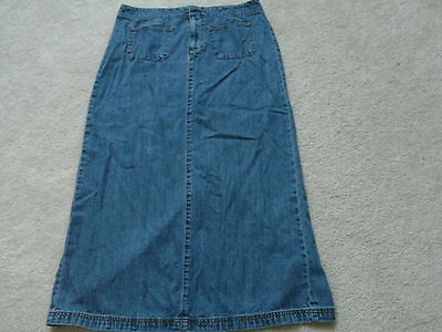 dkny jean skirt sexy long style sporty casual design size