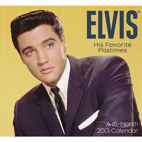 elvis 2013 mini wall calendar  7 99