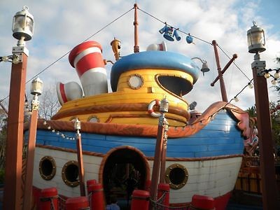 Newly listed Disney World Toon Town Blueprints   Donald Ducks Boat 