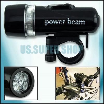 led power beam bike bicycle headlight torch lamp aaa