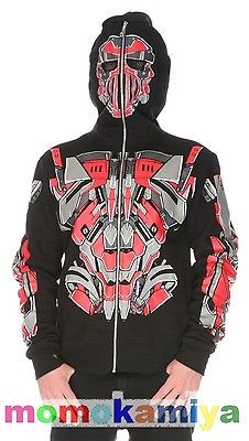 LIVING DEAD SOULS.JAW BREAKER TRANSFORMER BLACK HOODY HM4204 SIZES 