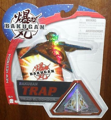 Bakugan New Vestroia Gray Grey Haos Triad El Condor Trap NIP C@@L