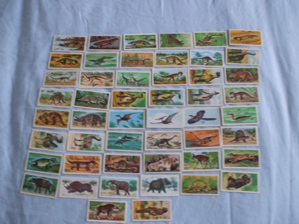 BROOKE BOND TEA CARDSPREHISTO​RIC ANIMALS 1972 BUY INDIVIDUALLY NO 