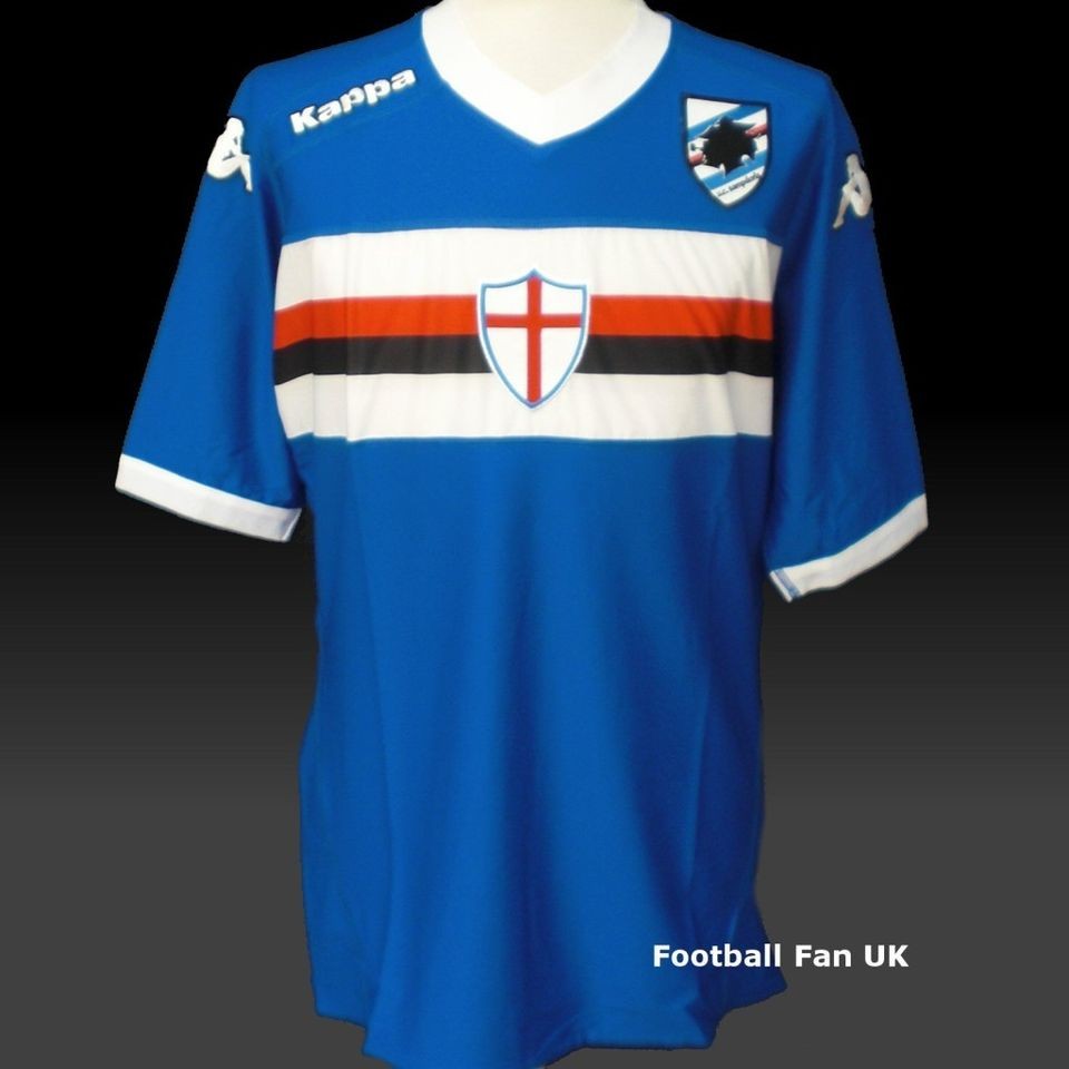 SAMPDORIA Kappa Home Shirt 2010/11 New BNWT Maglia Jersey 10/11