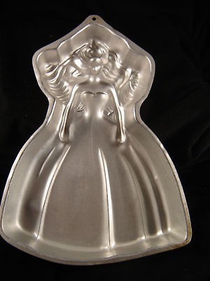 Barbie Doll Girl Cake Pan Party Birthday Wilton Princess Prom Dress 