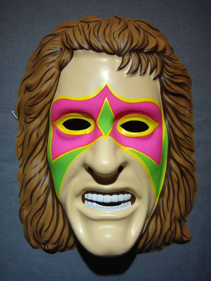 the ultimate warrior mask pvc new wwe wrestler mask