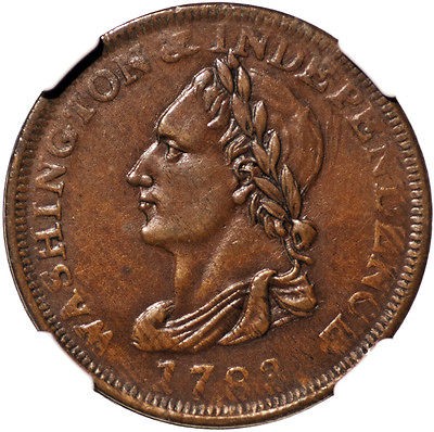 1783 washington unity states cent ngc ms 61  2695 00 or 