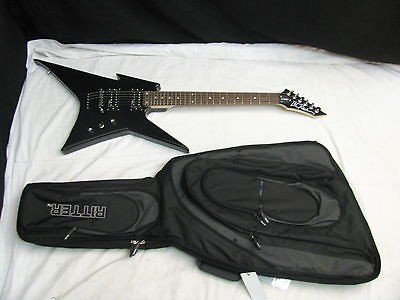 BC RICH Ironbird ONE 1 electric GUITAR new Black B stock w/ Ritter GIG 