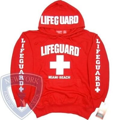 miami beach florida lifeguard hoodie hooded sweater s