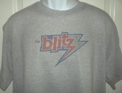 chicago blitz usfl throwback football logo t shirt xx large