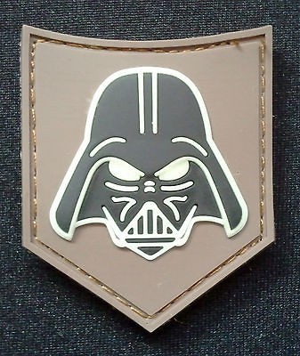 DARTH VADER GITD GLOW UKSF SWAT COYOTE TAN BDU PATCH PJ KIFARU PCU 