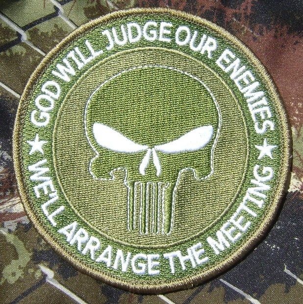   WILL JUDGE ENEMIES MILITARY MORALE MILSPEC MULTICAM VELCRO PATCH 4