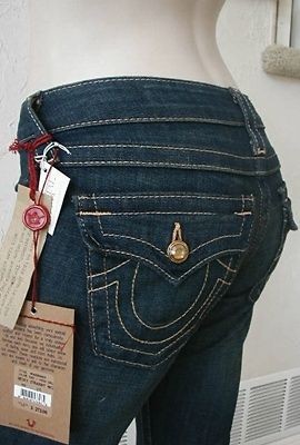 NWT True Religion Becky Vintage jeans with mixed hardware in Vera Cruz