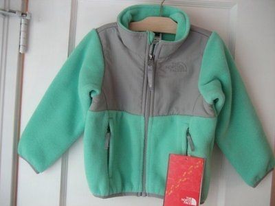 NWT The North Face Denali Vienna Green Jacket Fleece Sizes 2T 3T