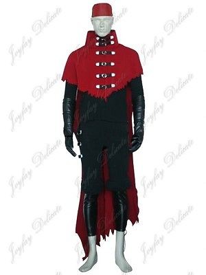 Final Fantasy VII 7 Vincent Valentine Cosplay Costume Halloween 