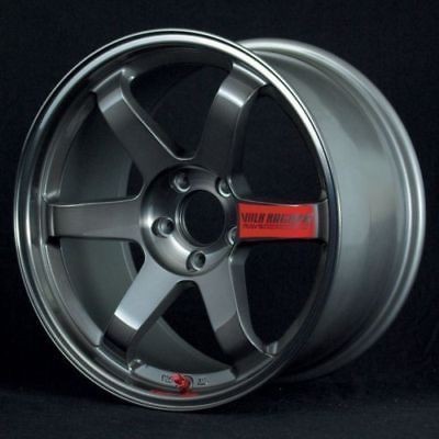 18 Volk Racing 18x9.5 5x120 +15 TE37SL Pressed Graphite (1) Wheel Rim 