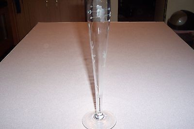 princess house crystal heritage bud flower vase 