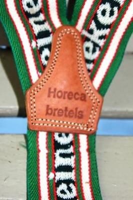 VTG Heineken Bier Beer Suspenders made in West Germany rare find