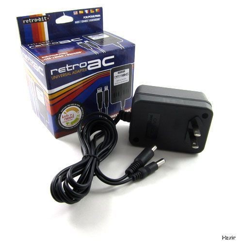   AC Adapter 110V (Sega Genesis Nintendo SNES NES) Retro Bit New Power