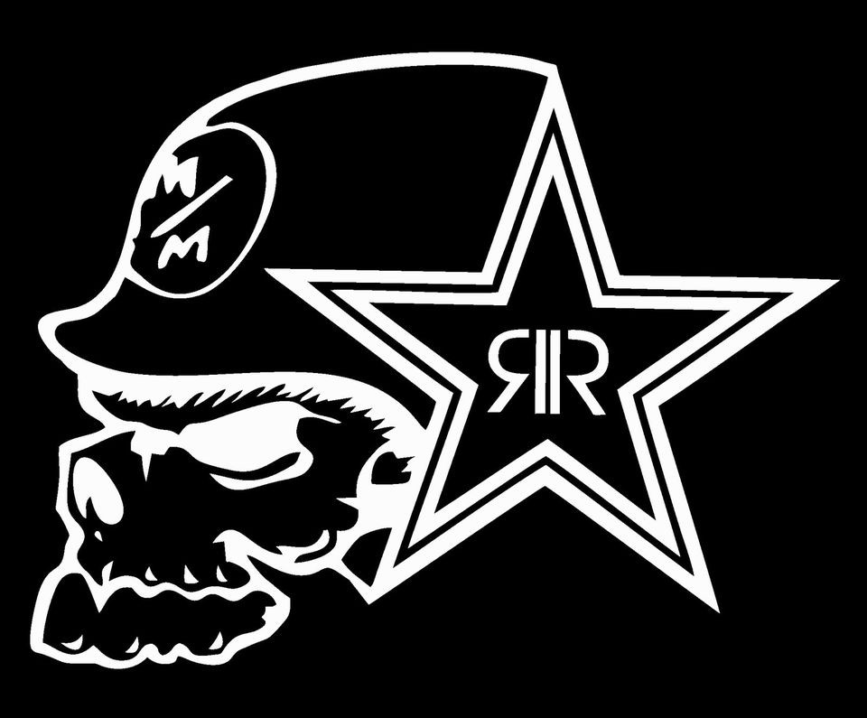 METAL MULISHA ROCK STAR Wall / Car Decal Sticker,Highest Quality