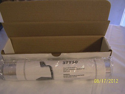 APOLLO ACCO ~STY50~ CLEAR 5MIL STYRENE FILM~10.25X50​~ FOR OVERHEAD 