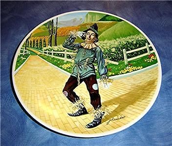 If I Only Had A Brain The Wizard Of Oz Scarecrow Plate