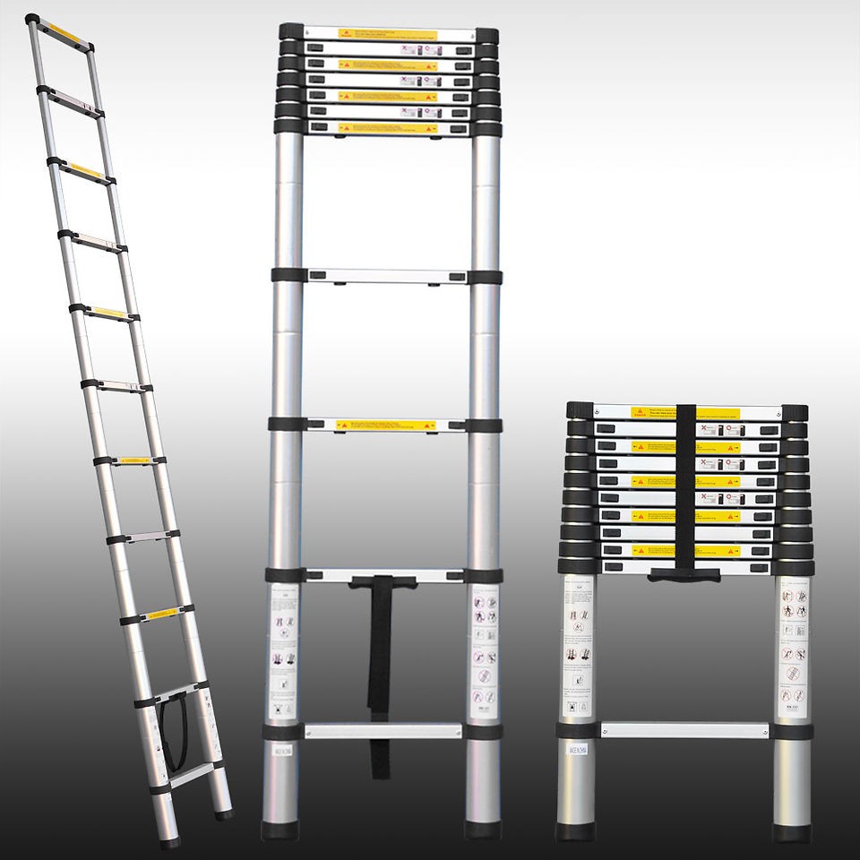  Aluminum Telescopic/Telescoping Loft Ladder Extension Extendable