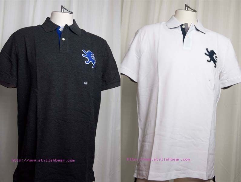 NWT EXPRESS POLO SHIRT SIGNATURE LOGO BIG MODERN FIT 100% COTTON