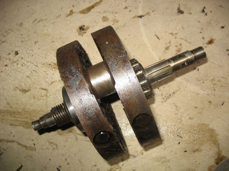 crank shaft 70 1971 triumph 250 tr25w 