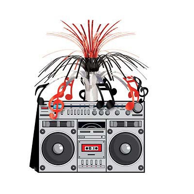 1980 s 80 s decade theme party boom box centerpiece