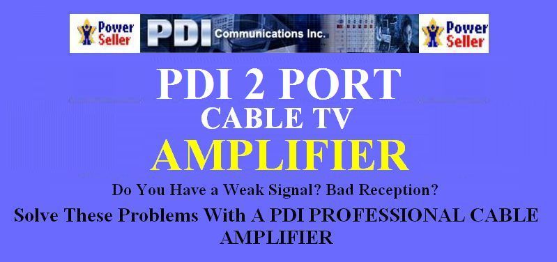 port pdi amplifier indoor outdoor residential cable amplifier 